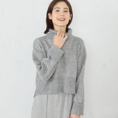 ＜COMME CA ISM (Women)＞オフタートルニット（１２７７ＫＧ０８）