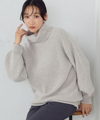 ラメモール オフタートルネックニット（1277KI12） | COMME CA