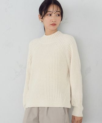 COMME CA ISM (Women)/コムサ　イズム ラメモール ショート丈ニット(1277KI13)