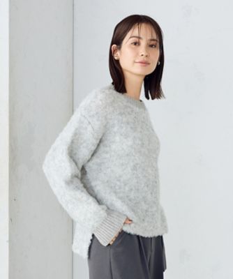 COMME CA ISM (Women)/コムサ　イズム ミックスカラー ブークレニット (1277KK03)