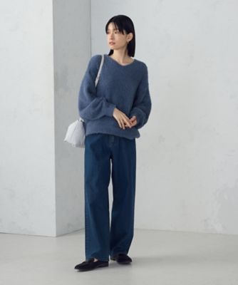 ​激レア❗️　コムデギャルソンシャツ　08AW　チビ太　ウール　Vネックニット ウォッシャブル】シャギー Vネックニット（1277KM04