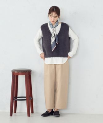 ウォッシャブル】シャギー ニットベスト（1277KM05） | COMME