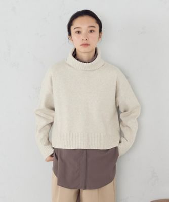 ウォッシャブル】オフタートルニット（1277KM06） | COMME CA