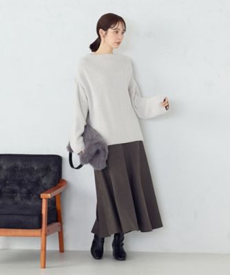 Sマックスマーラー カシミヤボートネックニット S Max Mara エス