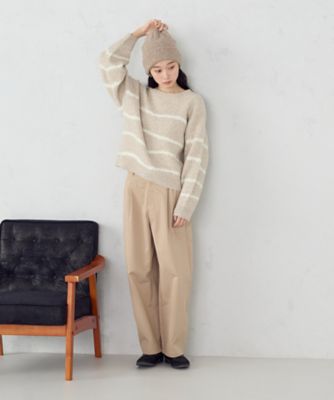 ウォッシャブル】アート柄ニット（1277KM11） | COMME CA ISM