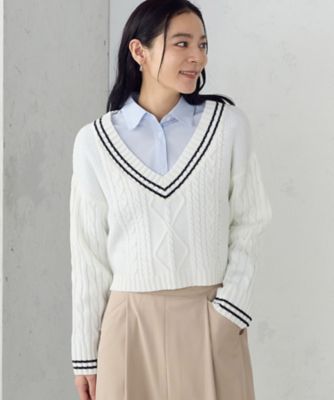 チルデン 深Vネックニット（1277KO01） | COMME CA ISM