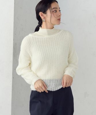 モヘヤライク ドロストニット（1277KO02） | COMME CA ISM