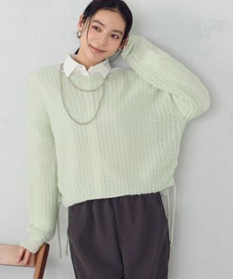 モヘヤライク ドロストニット（1277KO02） | COMME CA ISM