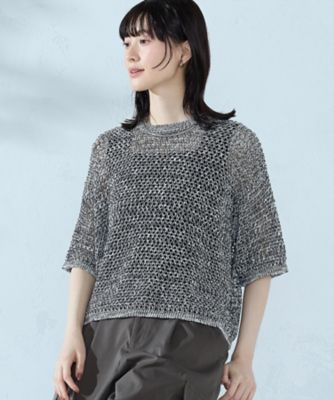 ミックスカラーメッシュニット Tシャツ（1277KO07） | COMME