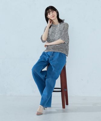 ミックスカラーメッシュニット Tシャツ（1277KO07） | COMME