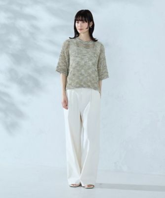 ミックスカラーメッシュニット Tシャツ（1277KO07） | COMME