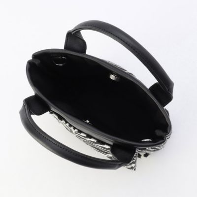 【ブラック　レーベル】極美品　ボディバッグ　チェック柄　レザー　黒 Dakota BLACK LABEL 最大51%☆5/11迄 ダコタブラックレーベル ボディ