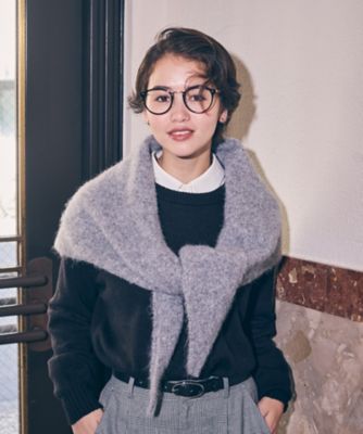 ＜COMME CA ISM (Women)＞トライアングルマフラー（１２８２ＲＭ０３）