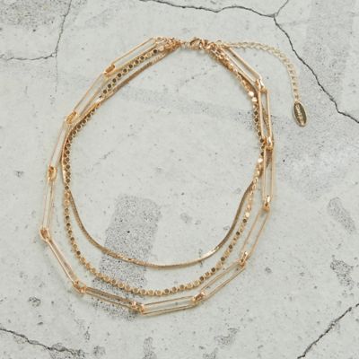  COMME CA ISM (Women)/コムサ イズム 3WAY ショートネックレス キンイロ 【三越伊勢丹/公式】