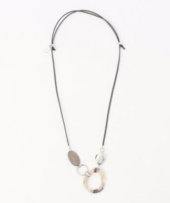 ＜COMME CA ISM (Women)＞ミックスパーツ　スライドネックレス（１２８６ＡＭ１０）