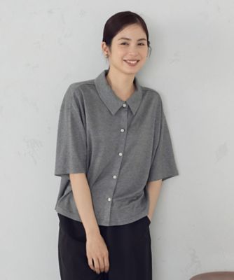 ＜COMME CA ISM (Women)＞ラメフライス　襟付きカーディガン（１２９０ＣＭ０１）