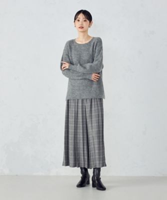 ともちゃん 　ドレステリア　定価1.6万　ニット　アルパカ混　グレー ともちゃん ドレステリア 定価1.6万 ニット アルパカ混 グレー