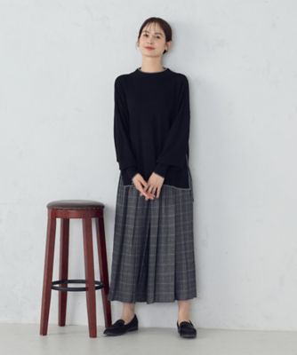 グレンチェック シャーリングパンツ（1290PM02） | COMME CA