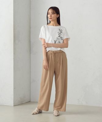 水彩タッチインクジェット箔スタッズ付きＴシャツ（１２９０ＴＫ０４）