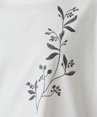 水彩タッチインクジェット箔スタッズ付きＴシャツ（１２９０ＴＫ０４）