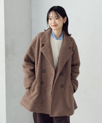 ブラウン系 レディースのピーコート | 三越伊勢丹オンラインストア