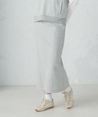 ＜COMME CA ISM (Women)＞【セットアイテム】裏毛スカート　／　セットアップ対応（１２９１ＦＯ０１）