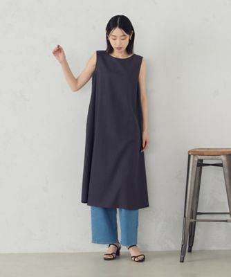 デイリーリラックス　ノースリーブワンピース　ナチュラル（１２９１ＯＫ０３）