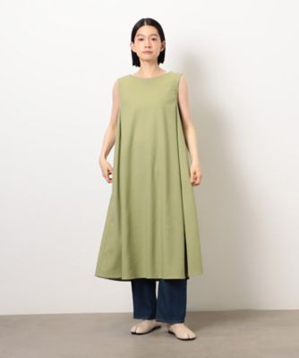 デイリーリラックス　ノースリーブワンピース　ナチュラル（１２９１ＯＫ０３）