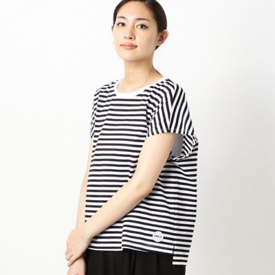ボーダー　丸首Ｔシャツ（１５０１ＥＵ０１）
