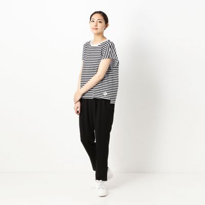 ボーダー　丸首Ｔシャツ（１５０１ＥＵ０１）