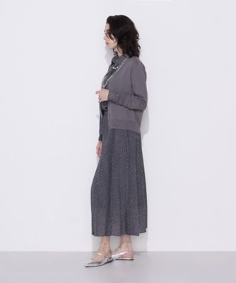 ドットプリント プリーツスカート（1501FO02） | COMME CA