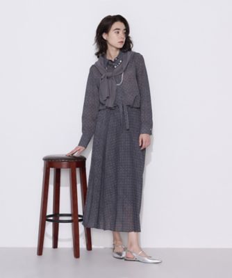 ドットプリント ボウタイシャツ（1501HO02） | COMME CA