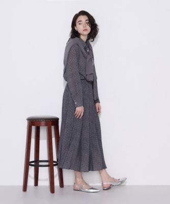 ドットプリント ボウタイシャツ（1501HO02） | COMME CA