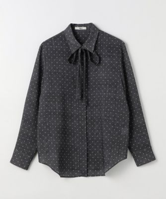 ドットプリント ボウタイシャツ（1501HO02） | COMME CA