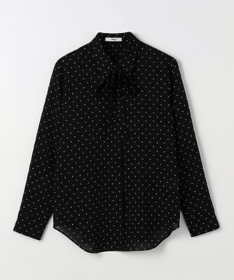 ドットプリント ボウタイシャツ（1501HO02） | COMME CA