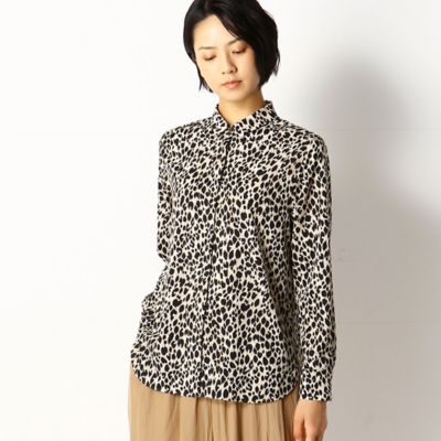 ヒョウ柄　シフォンシャツ（１５０１ＨＷ０１）