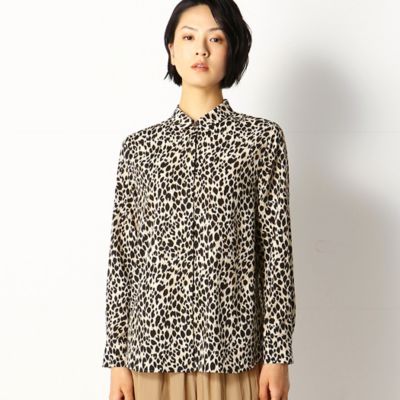 ヒョウ柄　シフォンシャツ（１５０１ＨＷ０１）
