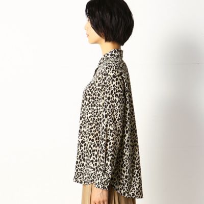 ヒョウ柄　シフォンシャツ（１５０１ＨＷ０１）