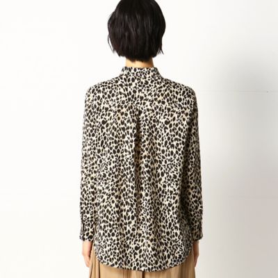 ヒョウ柄　シフォンシャツ（１５０１ＨＷ０１）