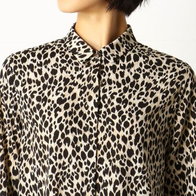 ヒョウ柄　シフォンシャツ（１５０１ＨＷ０１）