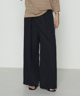 COMME CA (Women)/コムサ ナチュラルポリエステル チノタックパンツ(1501PM03) ネービーブルー パンツ・ズボン【三越伊勢丹/公式】