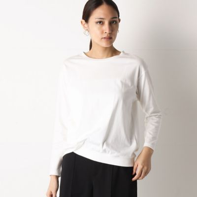 ＜COMME CA (Women)＞スパンテレコ　タックＴシャツ（１５０３ＥＷ０２）