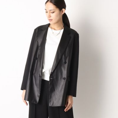 ＜COMME CA (Women)＞【セットアップ対応】エコソフトレザー　ジャケット（１５０３ＪＷ０１）