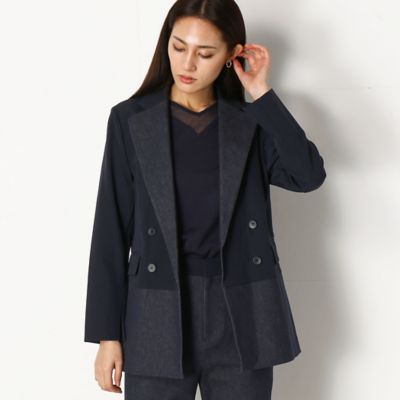 ＜COMME CA (Women)＞ナイロン２ＷＡＹ　テーラードジャケット（１５０３ＪＹ０３）
