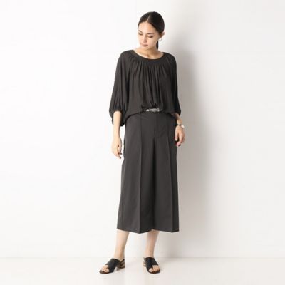 コムサ/【セットアップ対応】ハイゲージジャージー　ピンタックパンツ セットアップ対応】ハイゲージジャージー ピンタックパンツ