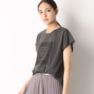 ＜COMME CA (Women)＞バンダナプリント　Ｔシャツ（１５０４ＥＵ０４）