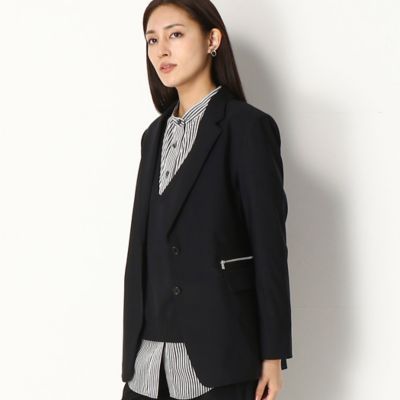 ＜COMME CA (Women)＞【セットアップ対応】メリルハイテンション　ジャケット（１５０４ＧＹ０４）