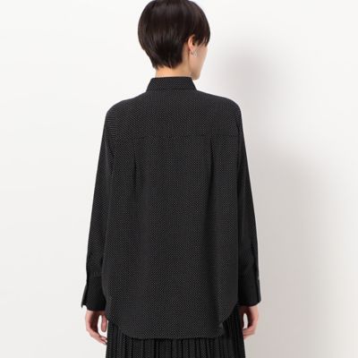 【セットアップ対応】梨地ドットプリント　シャツ（１５０４ＨＣ０５）