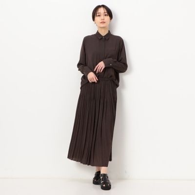 【セットアップ対応】梨地ドットプリント　シャツ（１５０４ＨＣ０５）