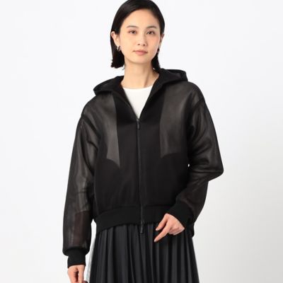 ＜COMME CA (Women)＞シアーダンボール　パーカ（１５０４ＶＧ０４）